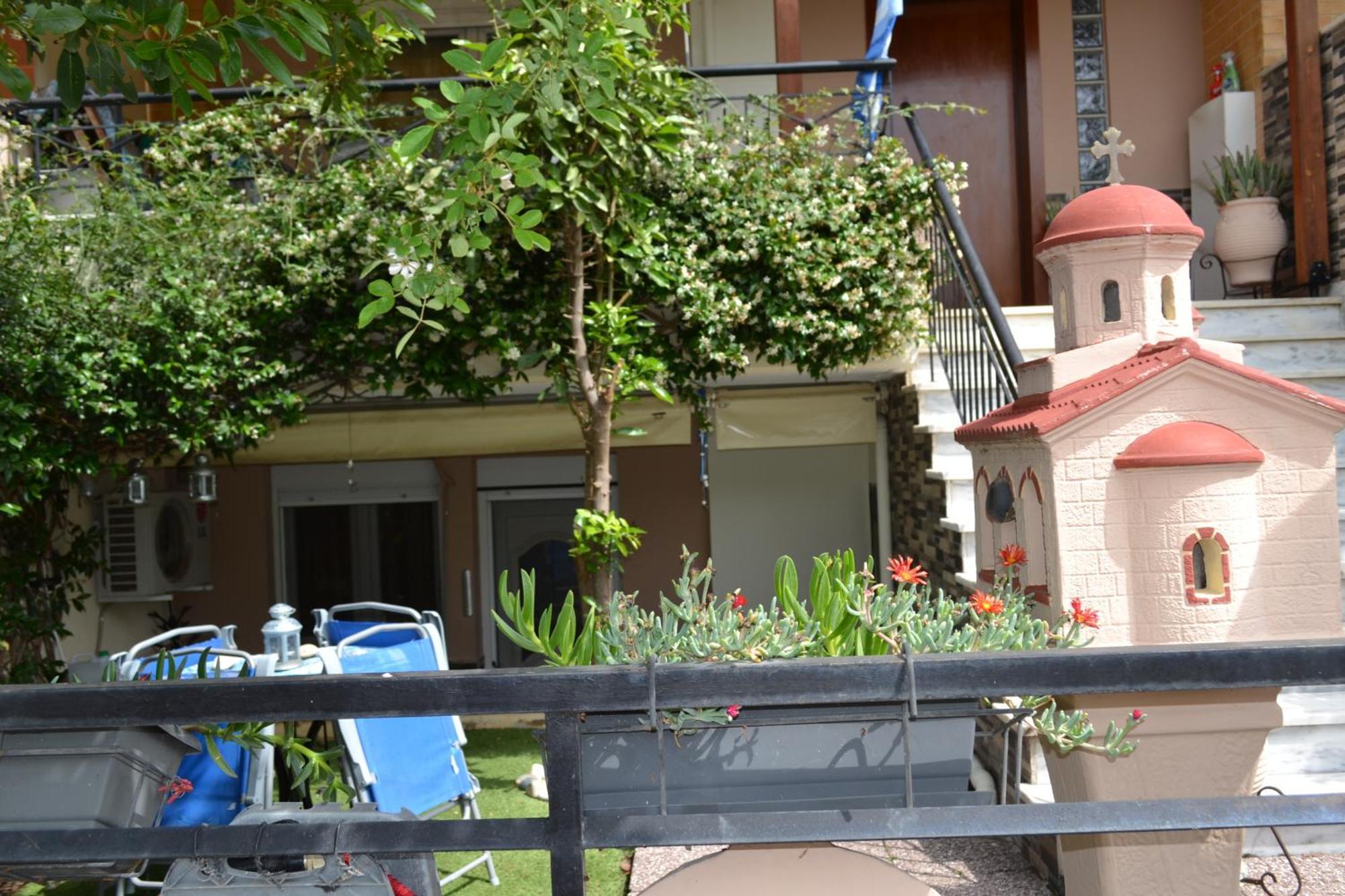 Апартаменты Vasiliki'S Cosy House Неа-Миханиона Экстерьер фото